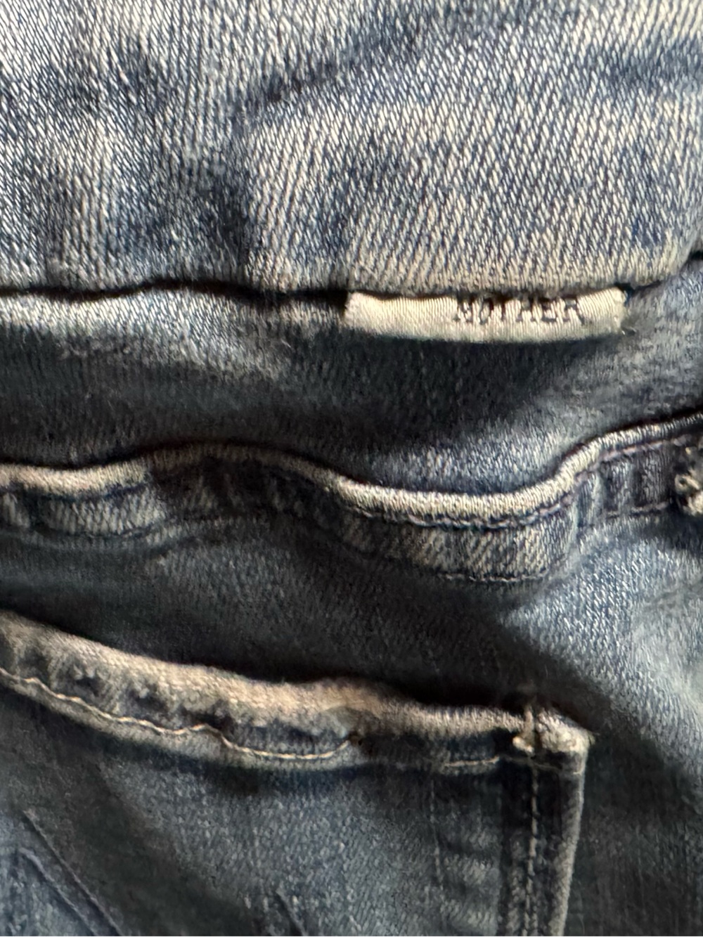 MOTHER The Looker Skinny Jeans in Groovin Wash Size 28 Blue Stretch - Picture 4 of 8
